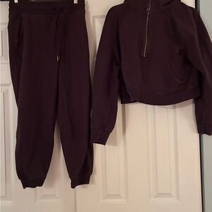 LULULEMON SET scuba top and sweatpants
